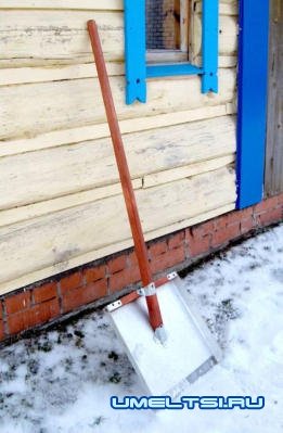 Как сделать лопату для чистки снега
