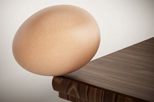 Что делать, если разбил яйцо на полу: 2 способа его убрать