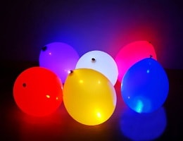 Светящиеся воздушные шары с подсветкой со светодиодами