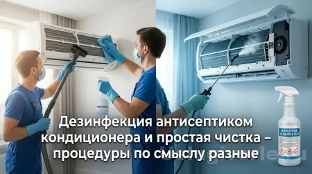 Дезинфекция кондиционера: когда нужна и чем отличается от простой механической чистки